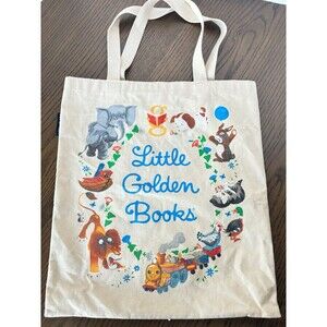 Little Golden Books Tote Bag by Out of Print - Cotton Canvas Book Library Tote